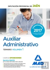 Auxiliar Administrativo De La Diputación Provincial De Jaén. Temario Volumen 1