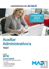 Auxiliar Administrativo De La Universidad De Alcala. Test