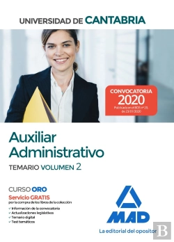 Bertrand.pt - Auxiliar Administrativo De La Universidad De Cantabria. Temario Volumen 2