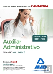 Auxiliar Administrativo De Las Instituciones Sanitarias De La Comunidad Autónoma De Cantabria. Temar