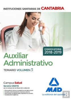 Bertrand.pt - Auxiliar Administrativo De Las Instituciones Sanitarias De La Comunidad Autónoma De Cantabria. Temar