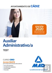 Auxiliar Administrativo Del Ayuntamiento De Cádiz. Test