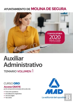 Bertrand.pt - Auxiliar Administrativo Del Ayuntamiento De Molina De Segura. Temario Volumen 1