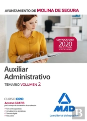 Auxiliar Administrativo Del Ayuntamiento De Molina De Segura. Temario Volumen 2