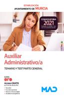 Auxiliar Administrativo Del Ayuntamiento De Murcia. Temario Parte General Y Test
