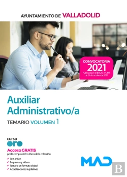 Bertrand.pt - Auxiliar Administrativo Del Ayuntamiento De Valladolid. Temario Volumen 1