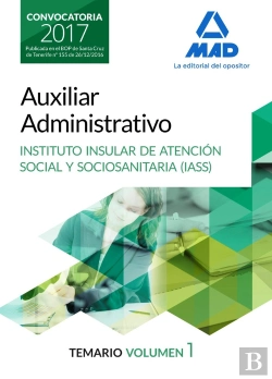 Bertrand.pt - Auxiliar Administrativo Del Instituto Insular De Atención Social Y Sociosanitaria. Temario Volumen 1