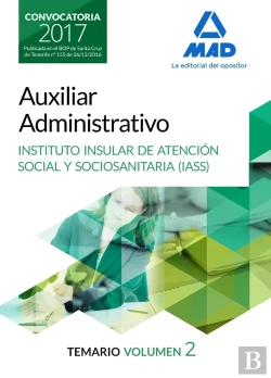 Bertrand.pt - Auxiliar Administrativo Del Instituto Insular De Atención Social Y Sociosanitaria. Temario Volumen 2
