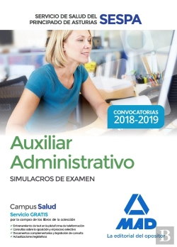 Bertrand.pt - Auxiliar Administrativo Del Servicio De Salud Del Principado De Asturias (Sespa). Simulacros De Exam