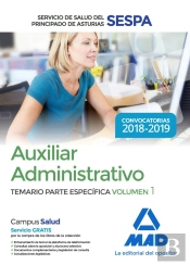 Auxiliar Administrativo Del Servicio De Salud Del Principado De Asturias (Sespa). Temario Parte Espe