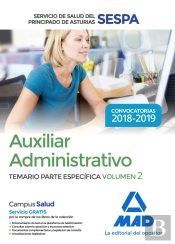 Auxiliar Administrativo Del Servicio De Salud Del Principado De Asturias (Sespa). Temario Parte Espe