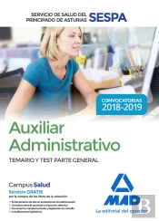 Auxiliar Administrativo Del Servicio De Salud Del Principado De Asturias (Sespa). Temario Y Test Par