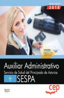Auxiliar Administrativo Del Servicio De Salud Del Principado De Asturias (Sespa). Test