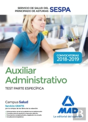 Auxiliar Administrativo Del Servicio De Salud Del Principado De Asturias (Sespa). Test Parte Específ