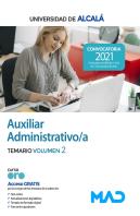 Auxiliar Administrativo Universidad Alcala. Temario