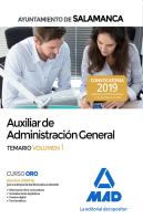 Auxiliar De Administración General Del Ayuntamiento De Salamanca. Temario Volumen 1