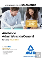 Auxiliar De Administración General Del Ayuntamiento De Salamanca. Temario Volumen 1