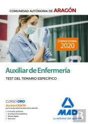 Auxiliar De Enfermería De La Comunidad Autónoma De Aragón. Test Del Temario Específico