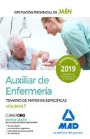 Auxiliar De Enfermería De La Diputación De Jaén. Temario De Materias Específicas Volumen 1