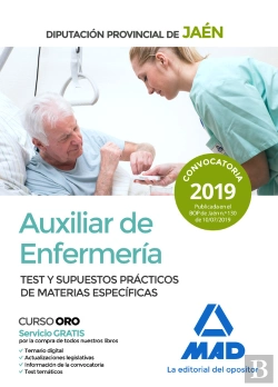 Bertrand.pt - Auxiliar De Enfermería De La Diputación Provincial De Jaén. Test Y Supuestos Prácticos De Materias E