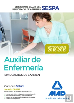 Bertrand.pt - Auxiliar De Enfermería Del Servicio De Salud Del Principado De Asturias (Sespa). Simulacros De Exame