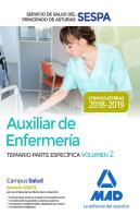 Auxiliar De Enfermería Del Servicio De Salud Del Principado De Asturias (Sespa). Temario Parte Espec