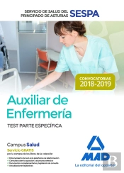 Auxiliar De Enfermería Del Servicio De Salud Del Principado De Asturias (Sespa). Test Parte Específi