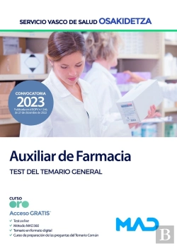 Bertrand.pt - Auxiliar De Farmacia De Osakidetza-Servicio Vasco De Salud. Test General
