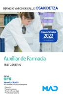 Auxiliar De Farmacia De Osakidetza-Servicio Vasco De Salud. Test General
