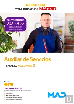 Bertrand.pt - Auxiliar De Servicios De La Comunidad De Madrid (Acceso Libre). Temario Volumen 2