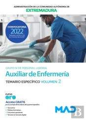 Auxiliar Enfermeria Comunidad Auton.Extremadura Vol.2