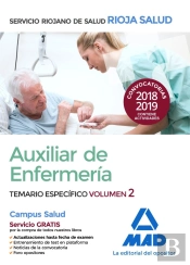 Auxiliares De Enfermería Del Servicio Riojano De Salud. Temario Especifica Vol 2