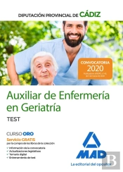 Auxiliares De Enfermería En Geriatría De La Diputación Provincial De Cádiz. Test