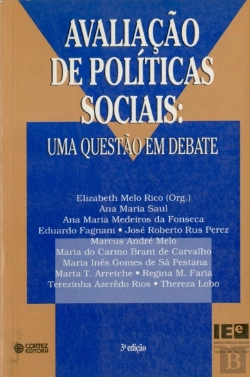 Bertrand.pt - Avaliação De Políticas Sociais