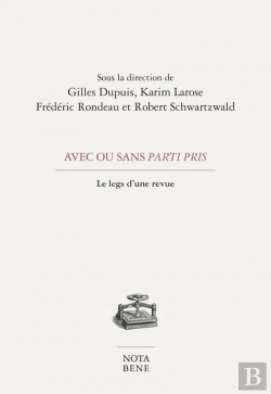 Bertrand.pt - Avec Ou Sans Parti Pris. Le Legs D'Une Revue