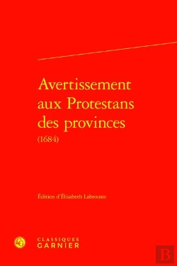 Bertrand.pt - Avertissement Aux Protestans Des Provinces (1684)