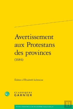 Bertrand.pt - Avertissement Aux Protestans Des Provinces (1684)