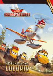 Aviões 2 - História para Colorir