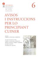 Avisos I Instruccions Per Lo Principiant Cuiner