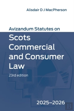 Bertrand.pt - Avizandum Statutes On Scots Commercial And Consumer Law