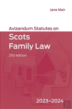 Bertrand.pt - Avizandum Statutes On Scots Family Law