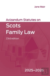 Avizandum Statutes On Scots Family Law