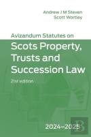 Avizandum Statutes On Scots Property, Trusts And Succession Law