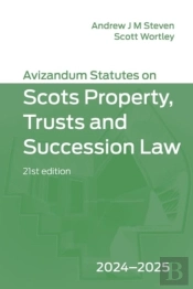 Avizandum Statutes On Scots Property, Trusts And Succession Law