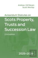 Avizandum Statutes On Scots Property, Trusts And Succession Law