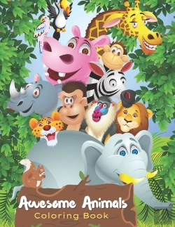 Bertrand.pt - Awesome Animals Coloring Book