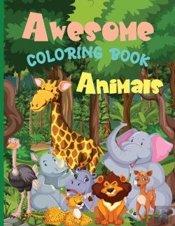 Bertrand.pt - Awesome Animals Coloring Book