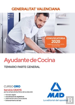 Bertrand.pt - Ayudante De Cocina De La Administración De La Generalitat Valenciana. Temario Parte General