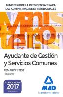 Ayudante De Gestión Y Servicios Comunes Del Ministerio De La Presidencia Y Para Las Administraciones