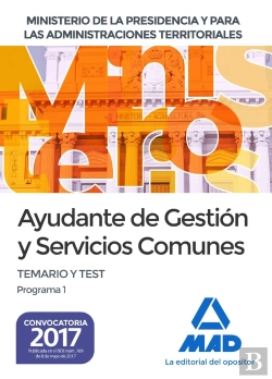Bertrand.pt - Ayudante De Gestión Y Servicios Comunes Del Ministerio De La Presidencia Y Para Las Administraciones